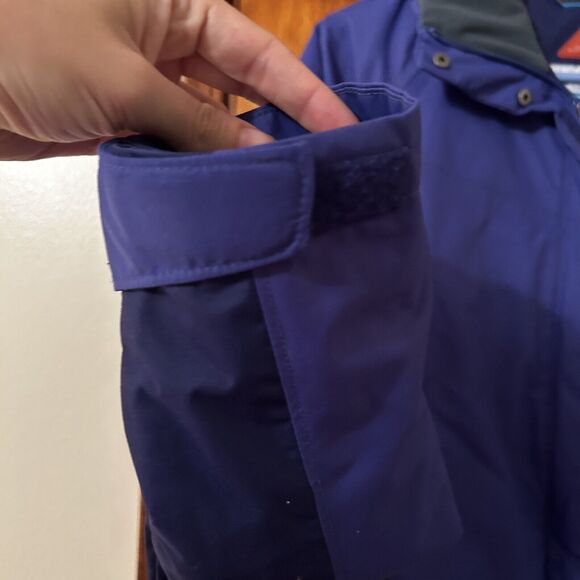 Columbia Jacket Cobalt Blue Omni Tech Waterproof Coat Womens Medium Ski Winter - Picture 4 of 14
